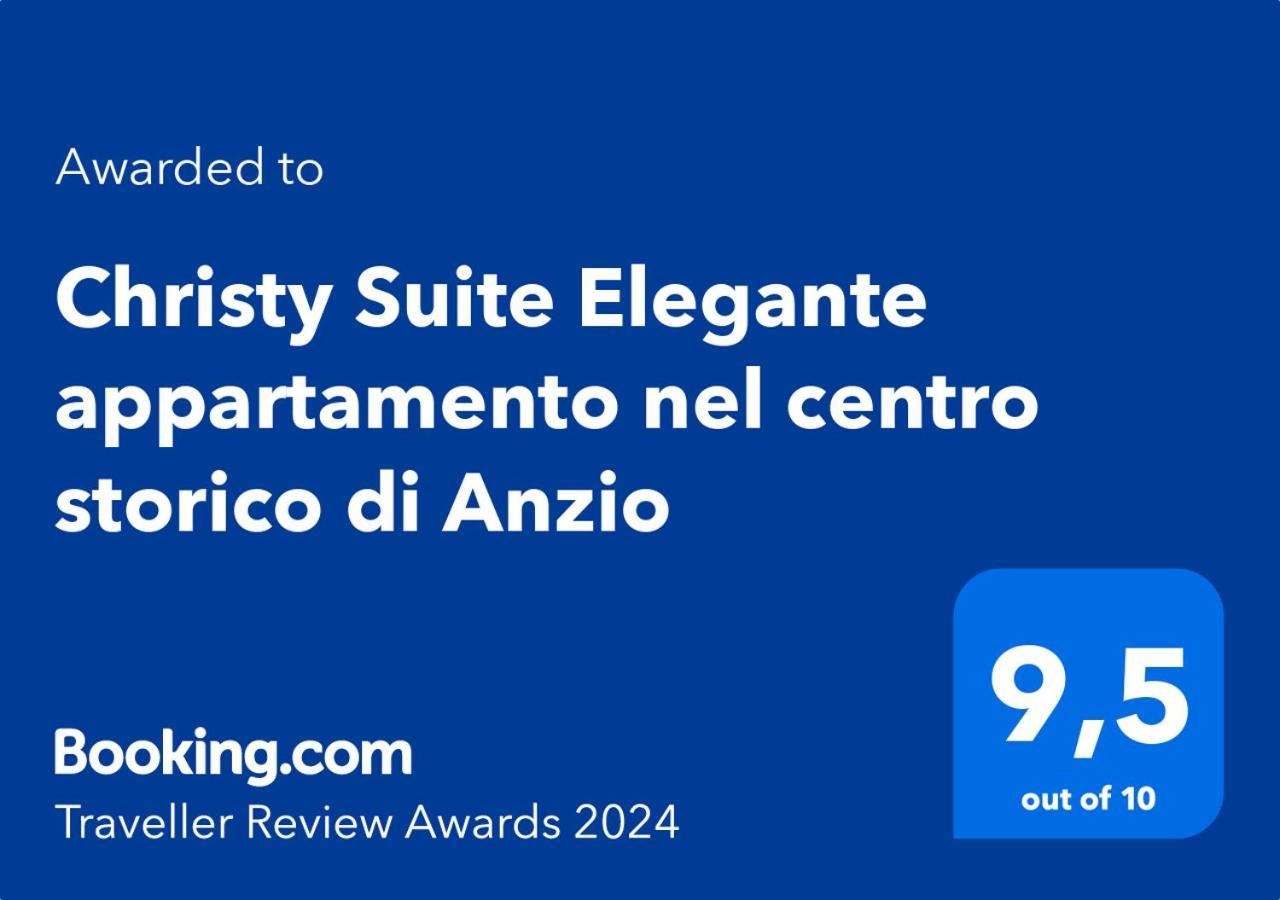 Christy Suite Elegante Appartamento Nel Centro Storico Di アンツィオ エクステリア 写真